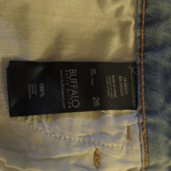 Jean skirt with 4 pockets and back slit - Picture 6 of 6